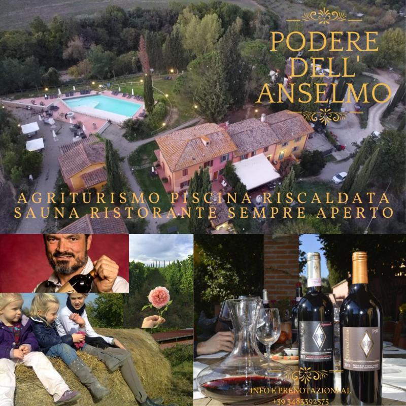 Podere Dell'Anselmo Villa Монтеспертоли Екстериор снимка